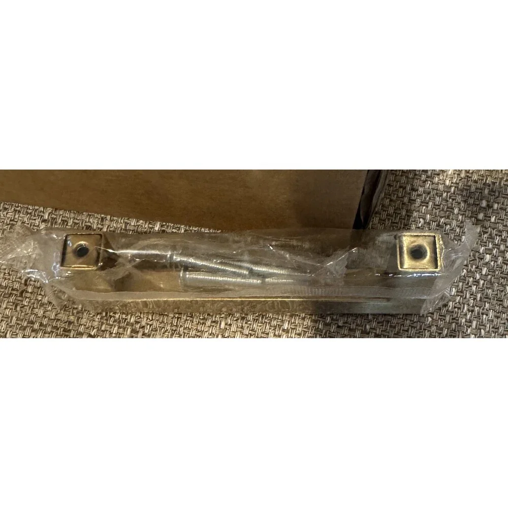Set (12) Gold Long Rectangle Cabinet Pulls 96mm